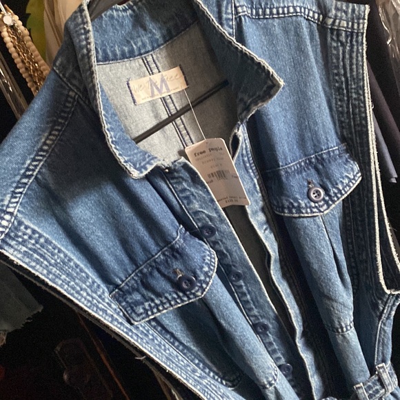 SOLD Free People Sydney Coverall medium - Picture 7 of 7